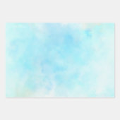 キツネアクアウォーターカラー ラッピングペーパーシート (正面2)