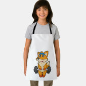 キツネアットフィットネスwithバーベル エプロン (インサイチュ)