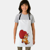 キツネアットラブハート エプロン (インサイチュ)