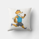 キツネアットランニングランナーズ クッション (裏面)