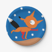 キツネアンドスターズ紙プレート ペーパープレート (正面)