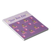 キツネアートメモ帳 ノートパッド (アングル)