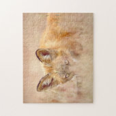 キツネイングラス素晴らしリトル ジグソーパズル (縦)