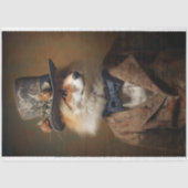 キツネインスーツとハット4デコページ紙 薄葉紙 (正面)