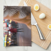 キツネインタイムズスクエア キッチンタオル (四つ折り)