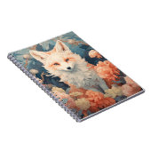 キツネインフォレストビューティフルフローラキツネ ノートブック (右側)