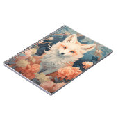 キツネインフォレストビューティフルフローラキツネ ノートブック (左側)