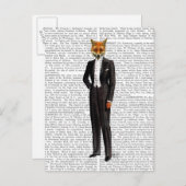 キツネイン夕べスーツ満杯 ポストカード (正面/裏面)