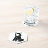 キツネイン外套 – 神秘的な動物オン紙コースター ペーパーコースター (インサイチュ)