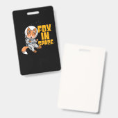 キツネイン宇宙 バッジ (正面＆裏面)