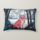 キツネイン森クリアリングアクセント枕 アクセントクッション (裏面)