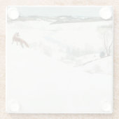 キツネイン・スノー、1935年ニューウェルコンバーズワイエス ガラスコースター (裏面)