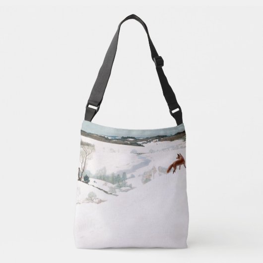 キツネイン・スノー、1935年ニューウェルコンバーズワイエス クロスボディバッグ (正面)