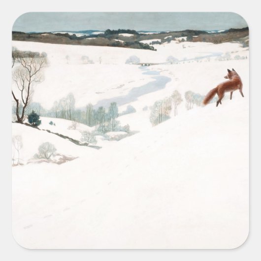 キツネイン・スノー、1935年ニューウェルコンバーズワイエス スクエアシール (正面)