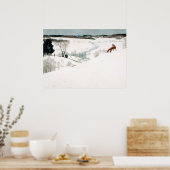 キツネイン・スノー、1935年ニューウェルコンバーズワイエス ポスター (キッチン)