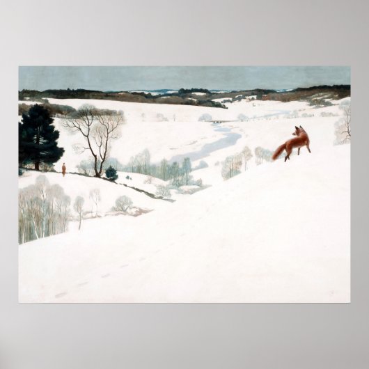 キツネイン・スノー、1935年ニューウェルコンバーズワイエス ポスター (正面)