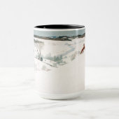 キツネイン・スノー、1935年ニューウェルコンバーズワイエス マグカップ (中央)