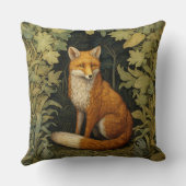 キツネイン・フォレストアールヌーボースタイル クッション (裏面)