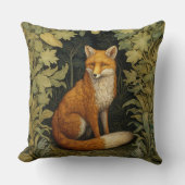 キツネイン・フォレストアールヌーボースタイル クッション (正面)