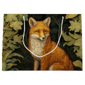 キツネイン・フォレストアールヌーボースタイル ラージペーパーバッグ (正面)