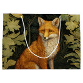 キツネイン・フォレストアールヌーボースタイル ラージペーパーバッグ (裏面)