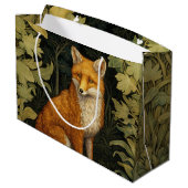 キツネイン・フォレストアールヌーボースタイル ラージペーパーバッグ (裏面アングル)