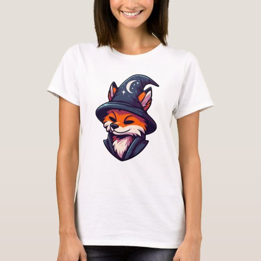 キツネウィザード – 魔法ファンタジー Tシャツ (正面)