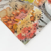 キツネウッドランドカビコーブランケット フリースブランケット (角)