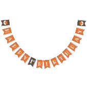 キツネウッドランドファースト誕生日 バンティングフラッグ (全)