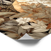 キツネウッドランド動物芸術ポスター ポスター (角)