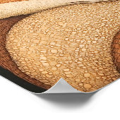 キツネウッドランド絵を描アニマルアートのポスター ポスター (角)