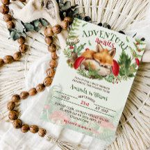 キツネウッドランド赤ちゃんシャワー