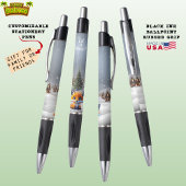 キツネウッドランド野生動物それを雪解きクリスマス🦊 ボールペン