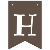 キツネウッドランド1歳の誕生日のバンティングフラッグ バンティングフラッグ (第2の旗)