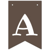 キツネウッドランド1歳の誕生日のバンティングフラッグ バンティングフラッグ (第3の旗)