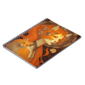 キツネウーマンファンタジーアート ノートブック (左側)