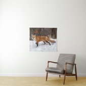 キツネオン・スノー タペストリー (インサイチュ(横))