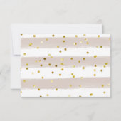 キツネオーボーイ秋パンプキンベビーシャワーサンキューカード サンキューカード (裏面)