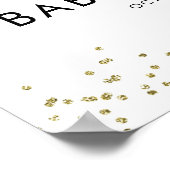 キツネオ男の子秋カボチャ赤ちゃんシャワー歓迎サイン ポスター (角)