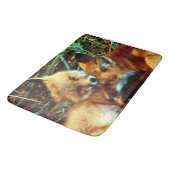 キツネカップル バスマット (アングル)