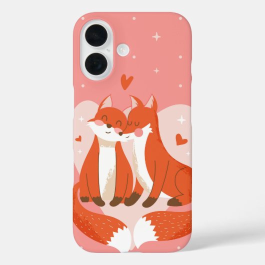 キツネカップル Case-Mate iPhoneケース (裏面)