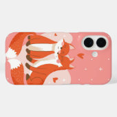 キツネカップル Case-Mate iPhoneケース (裏面 (横))