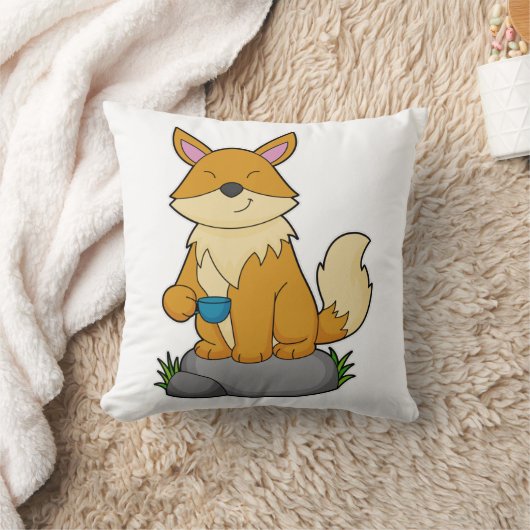 キツネカップ クッション (ブランケット)