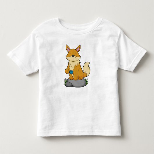キツネカップ トドラーTシャツ (正面)