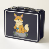 キツネカップ メタルランチボックス (裏面)