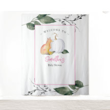 キツネカボチャ赤ちゃんシャワーバックドロップグリーナリー