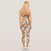 キツネカラフル漫画 カプリレギンス (裏面)