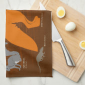 キツネガスの仕事，ティータオル キッチンタオル (四つ折り)