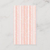 キツネガールベビーシャワーゲームおむつラッフルチケット エンクロージャーカード (裏面)