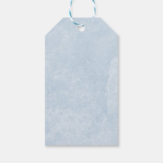 キツネキャビン冬ワンダーランドスノークリスマス ギフトタグ (裏面)